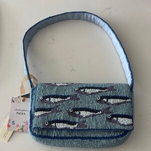 Viral Sardine Beaded Bag